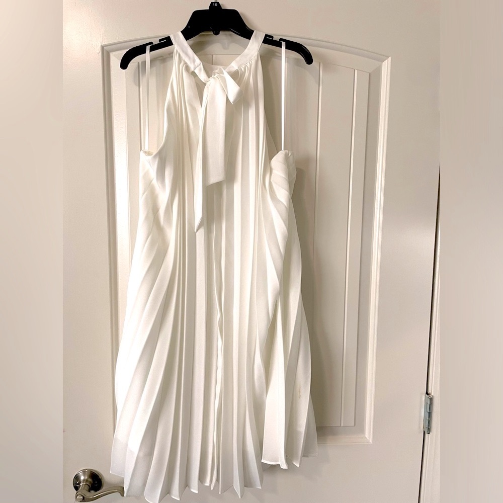 White Flowy Dress